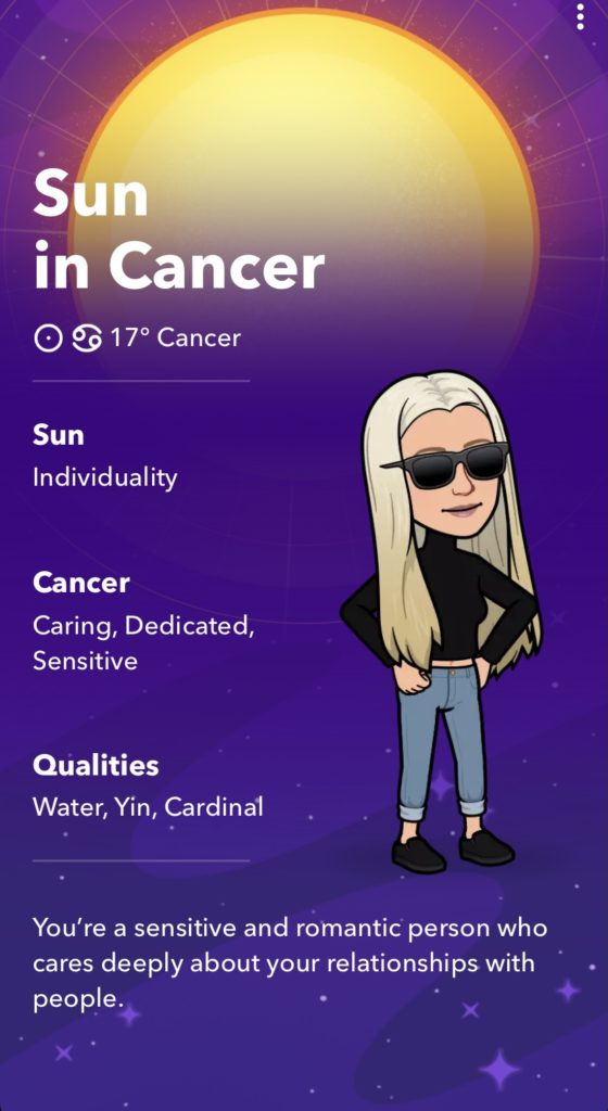 Snapchat lance les profils astrologiques