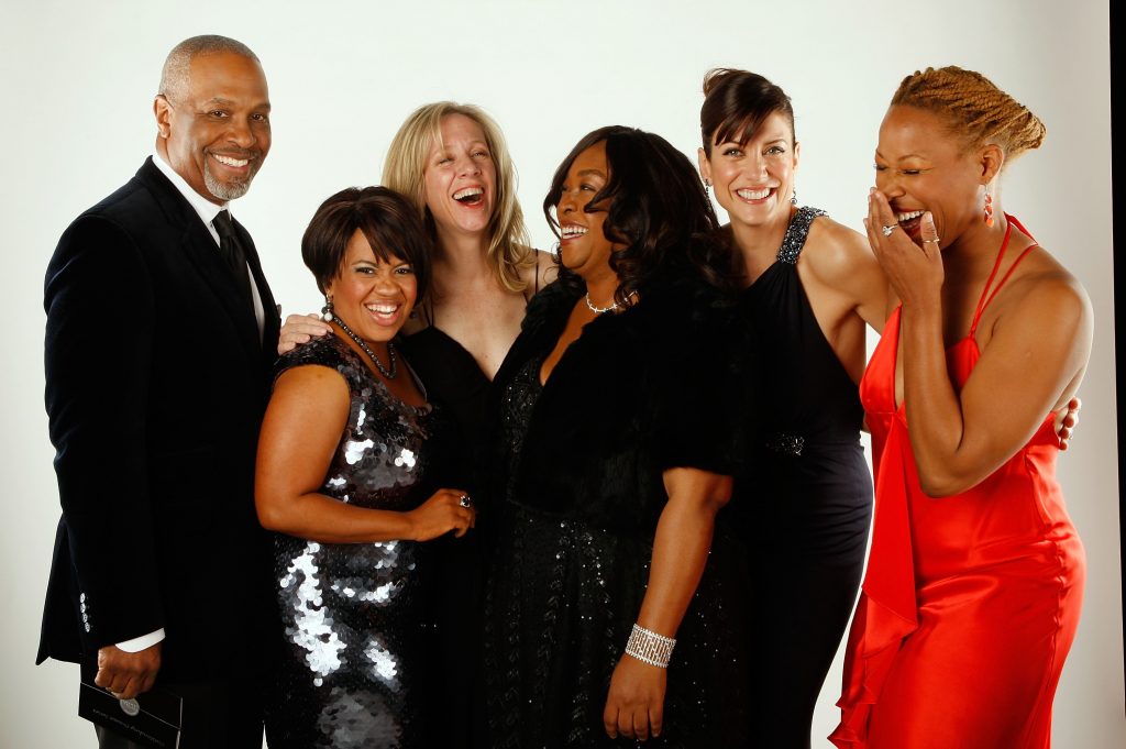 Casting et équipe de 'Grey's Anatomy' James Pickens Jr., Chandra Wilson, Shonda Rhimes, Kate Walsh