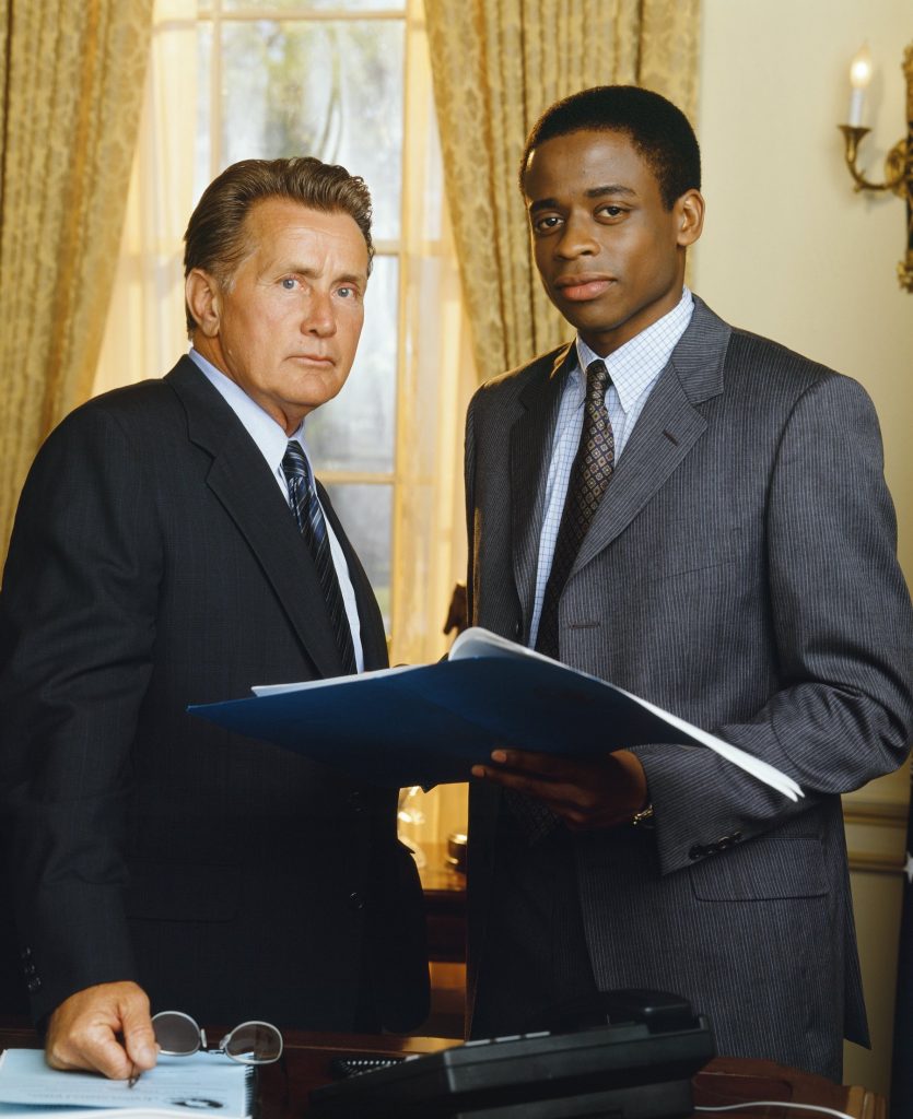 Martin Sheen et Dulé Hill dans 'The West Wing'