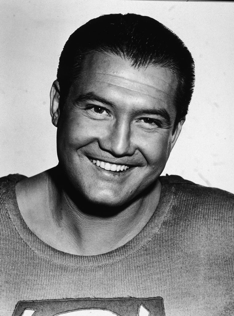L'acteur George Reeves comme Superman en 1952