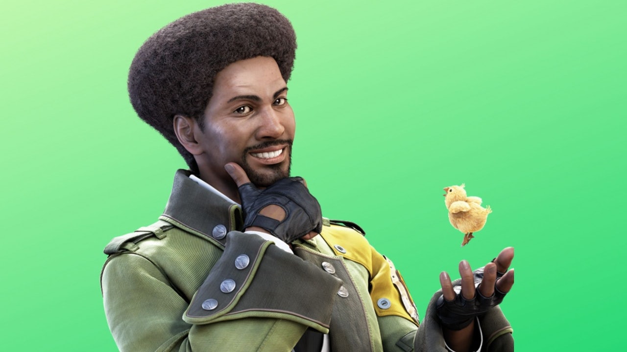 Défiez cet homme à un jeu de cartes familial à vos risques et périls. (Image: Square Enix)