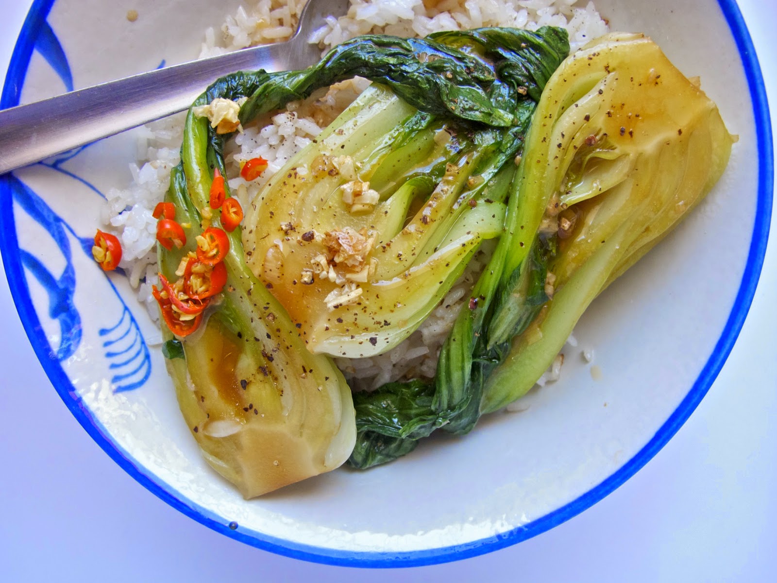 PAK CHOI AVEC SAUCE AUX HUILES JAPANFM