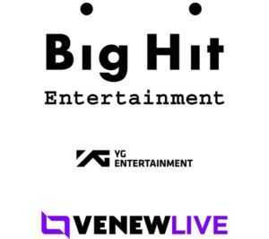 Big Hit, YG et UMG vont développer une plateforme de streaming commune