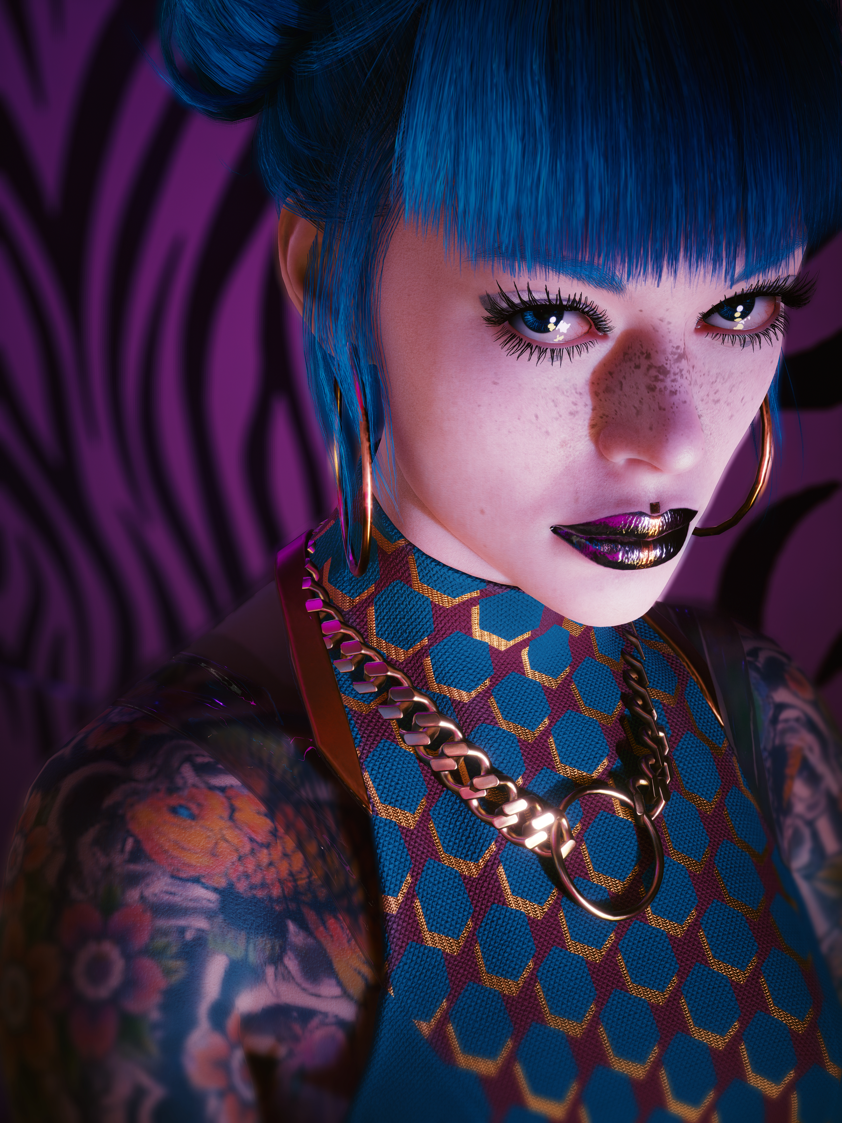 Portrait Cyberpunk 2077 par Berduu
