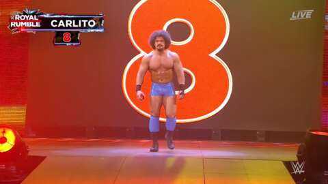 Carlito fait une apparition surprise au WWE Royal Rumble 2021
