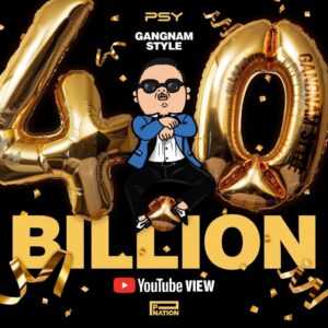`` Gangnam Style '' de Psy devient la première chanson K-pop à atteindre 40 milliards de vues sur YouTube