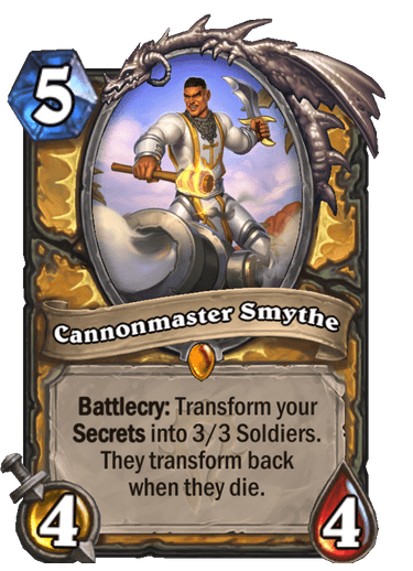 Art de la carte Cannonmaster Smythe Hearthstone
