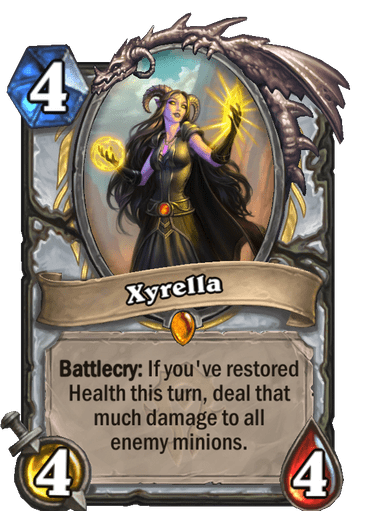 Art de cartes Xyrella Hearthstone
