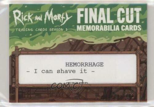 Cartes souvenirs de Rick et Morty