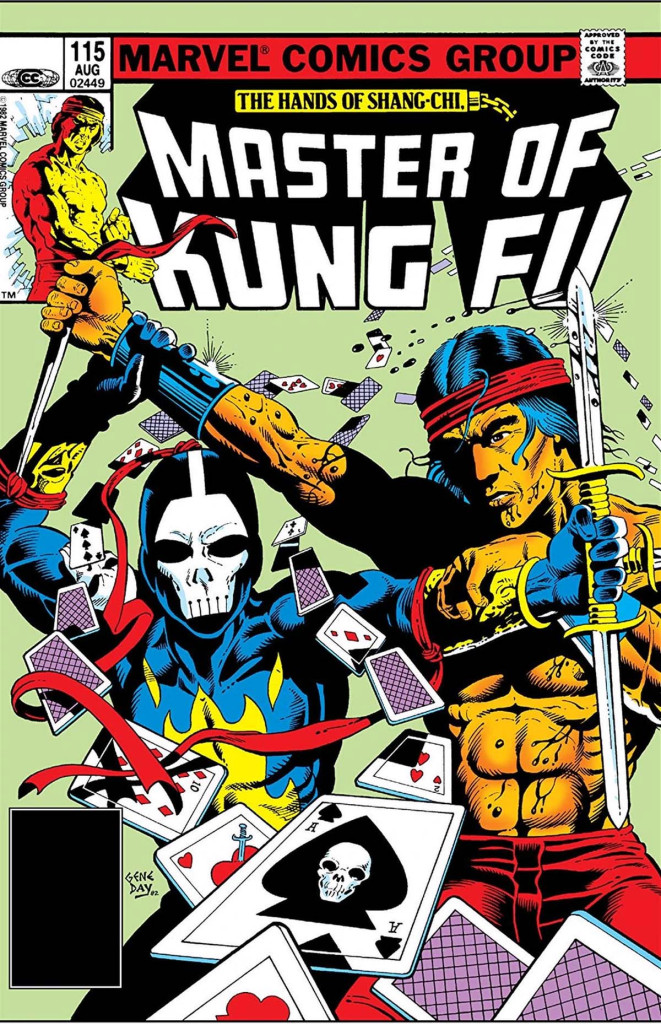 Death Dealer sur la couverture de Master of Kung-Fu # 115.