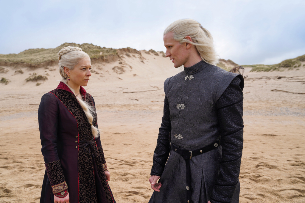 Maison du Dragon - Emma D'Arcy et Matt Smith dans le rôle de Rhaenyra et Daemon Targaryen