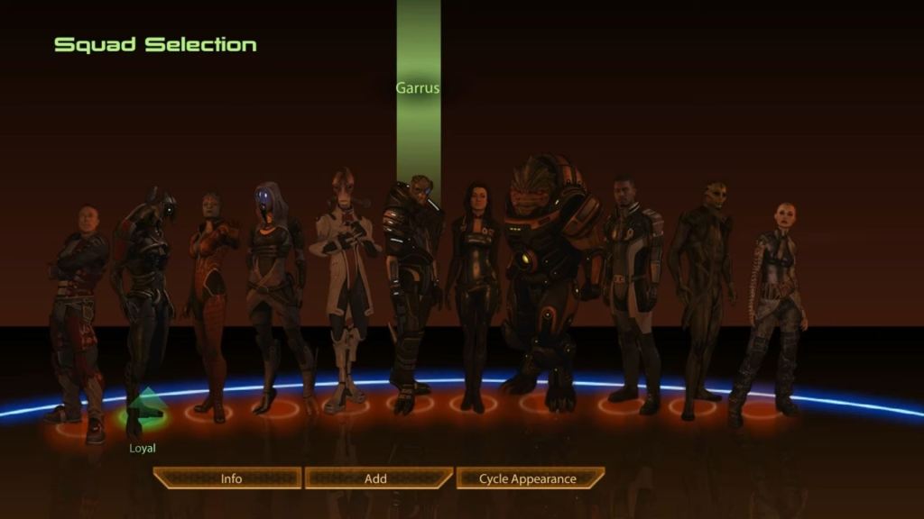 Escouade de mission Mass Effect 2 Suicide