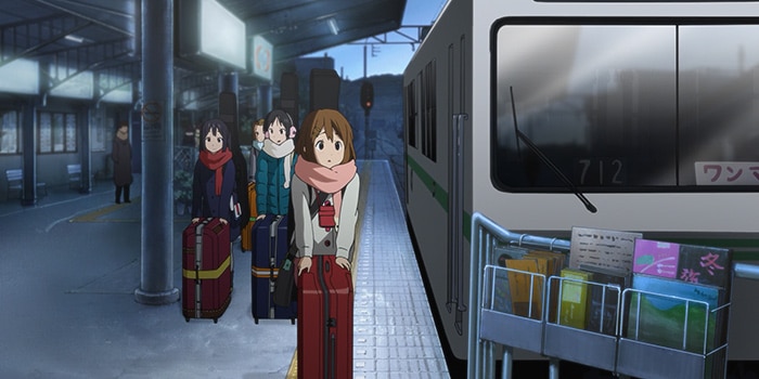 "K-ON !" sur les trains japonais à nouveau pour l'anniversaire.