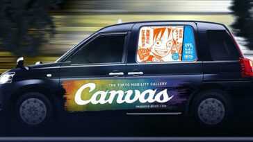 "One Piece" décore 100 taxis avec des panneaux célèbres.
