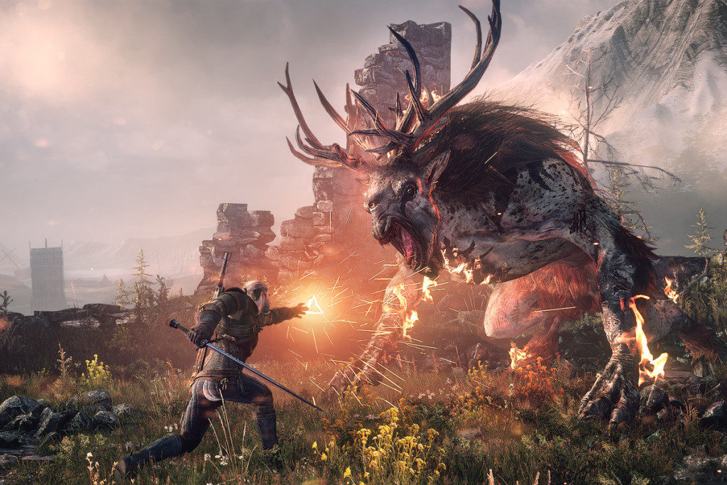 Le combat de The Witcher 3