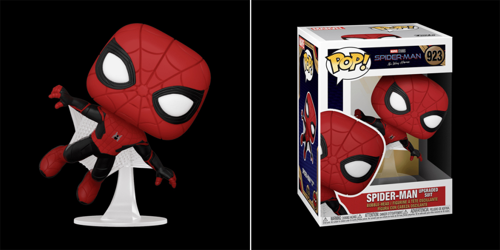 Funko Pop !  Costume amélioré de Spider-Man.