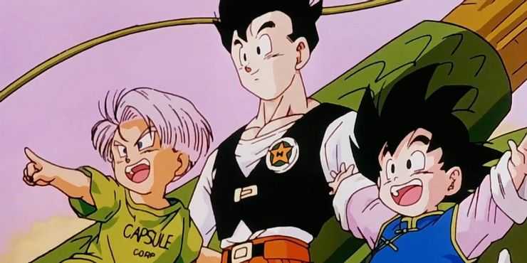 Gohan Avec Trunks Et Gotten