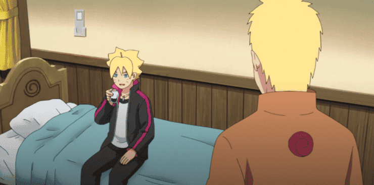 Boruto Et Naruto Discutent