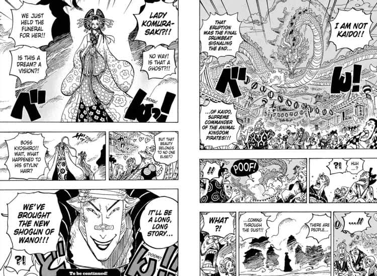 One Piece Chapitre 1050 Hiyori Momonosuke Nouveau Shogun