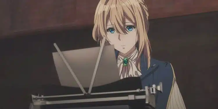 Violet Tape Une Lettre Dans Violet Evergarden