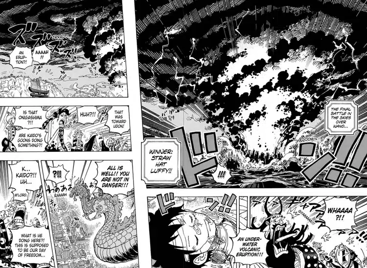 One Piece Chapter 1050 La Victoire De Luffy
