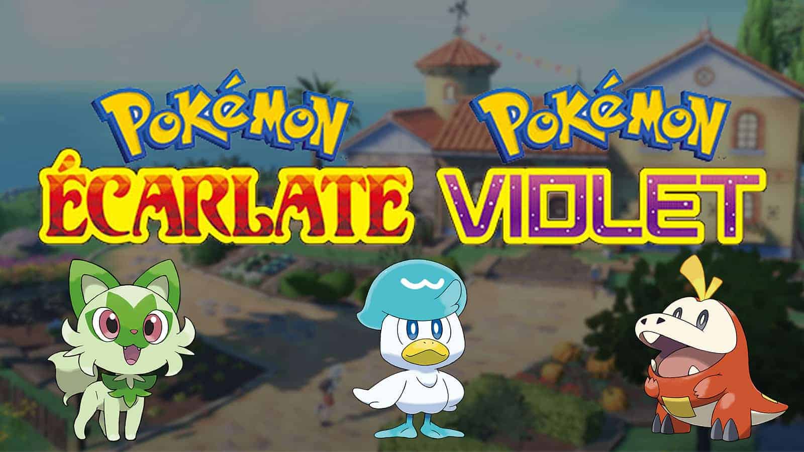 Pokémon écarlate Et Violet