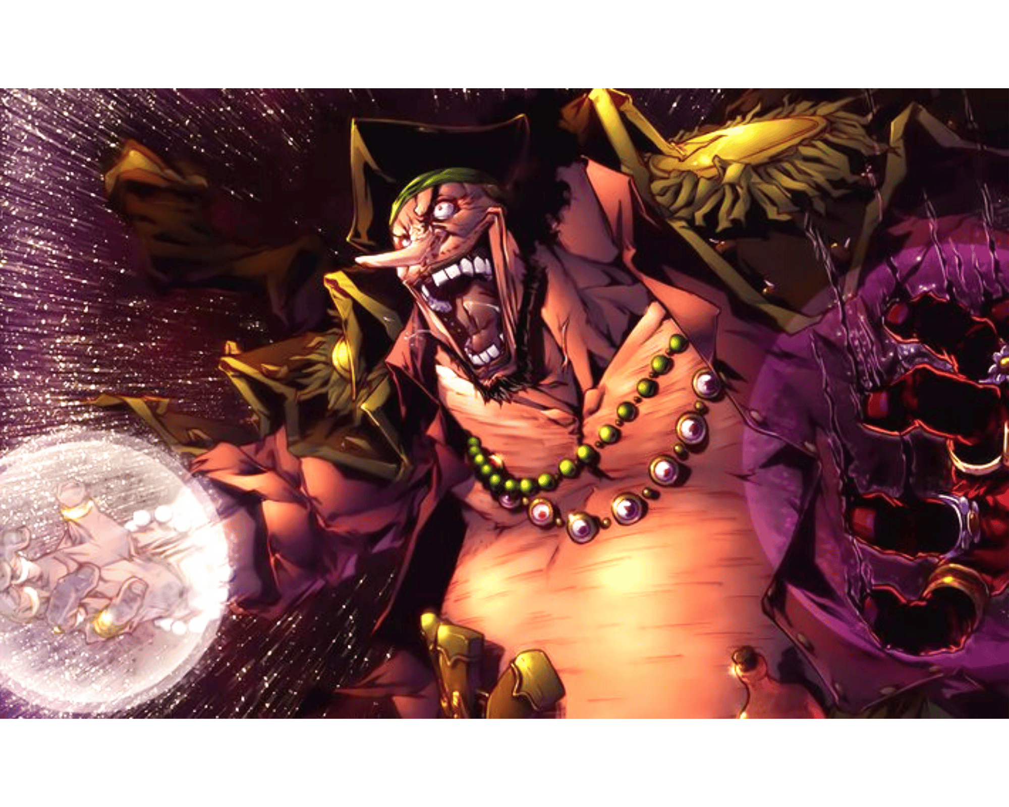One Piece : La finale de Wano - Shanks arrête Barbe Noire