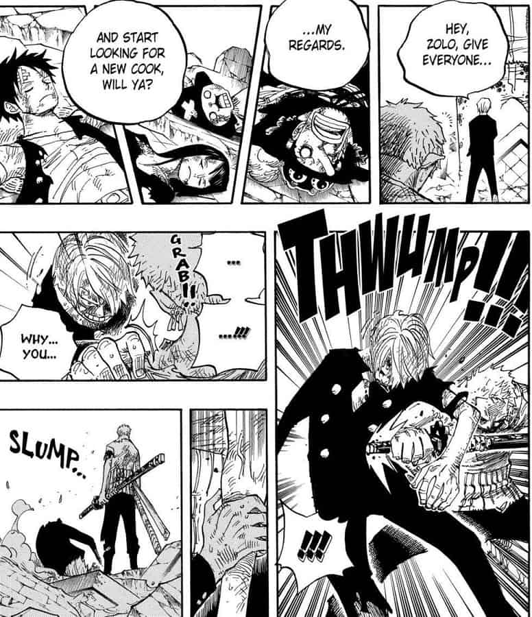 Zoro Se Sacrifie Pour Luffy