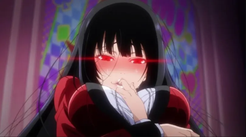 Kakegurui Yumeko Yeux rouges