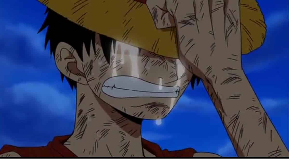 Luffy qui pleure