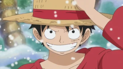 Luffy souriant