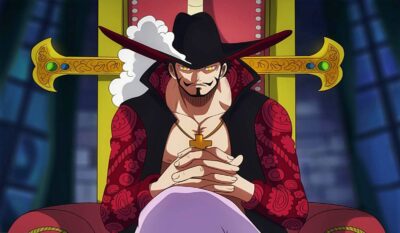 Mihawk Assis sur son trône