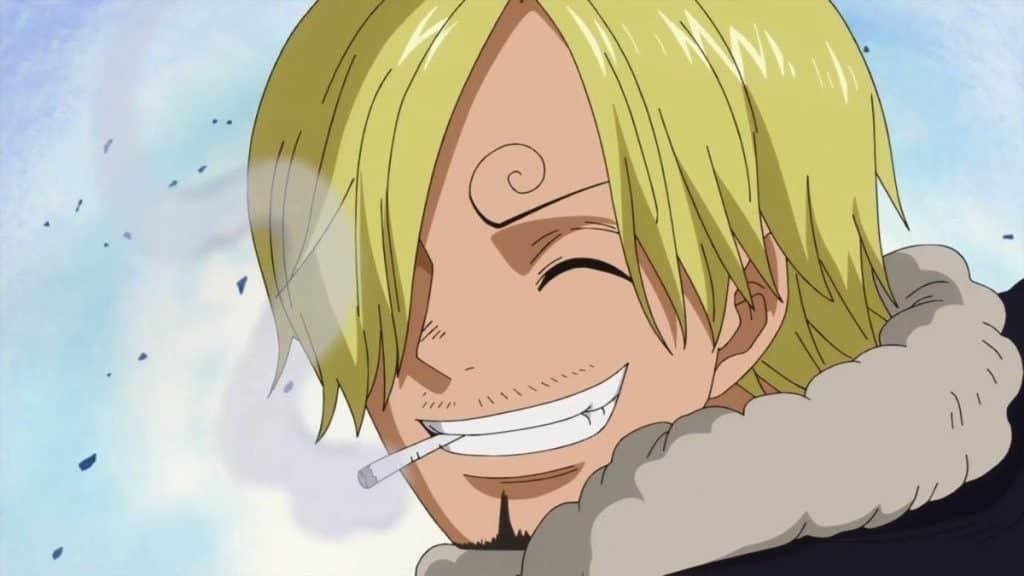 Sanji qui fume