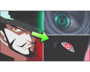 Les yeux sama mihawk et zunesha