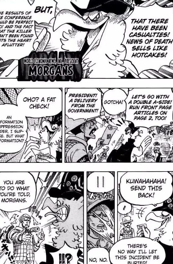 Morgan manga one piece