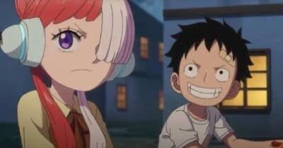 Luffy et Uta enfants