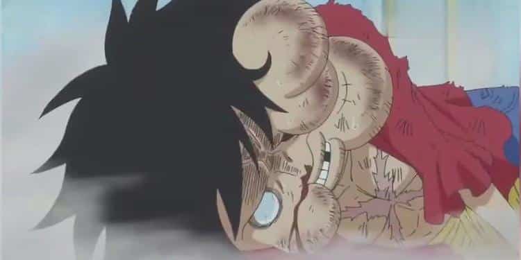 Luffy k.o par nami