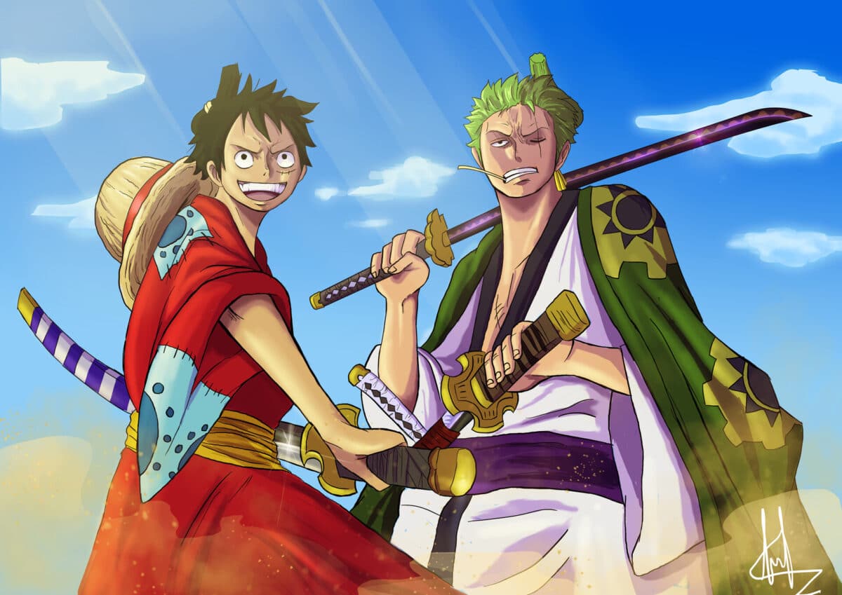 One Piece Luffy et Zorro