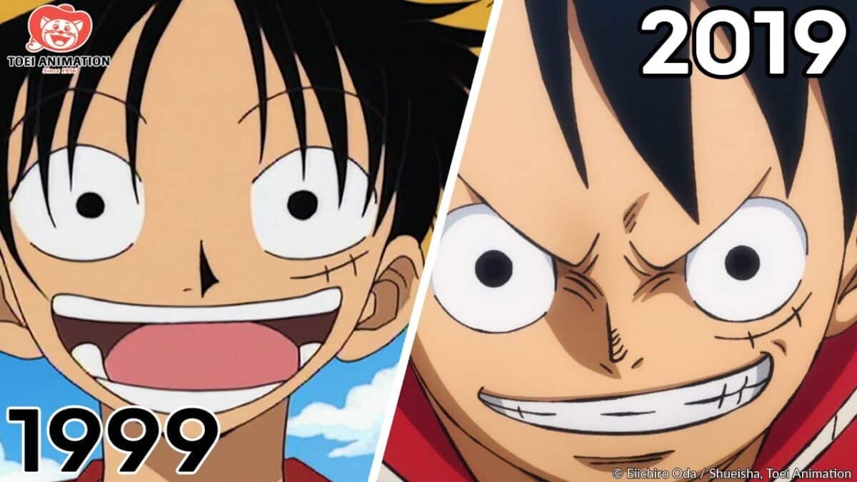 évolution Luffy One Piece
