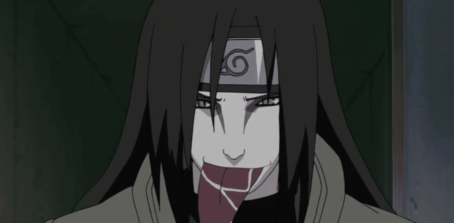 Orochimaru tire la langue