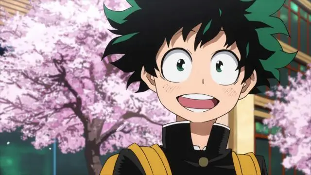 Deku heureux