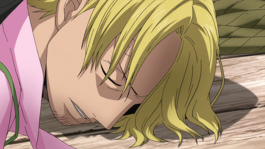 Sanji à terre