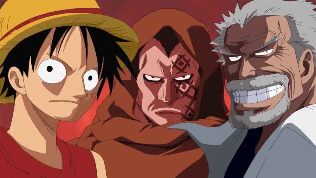 dragon luffy et garp