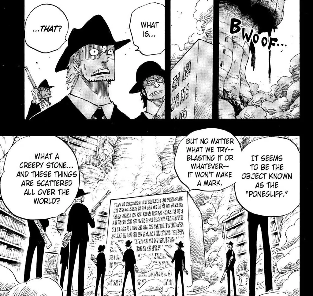 ponéglyphe one piece manga