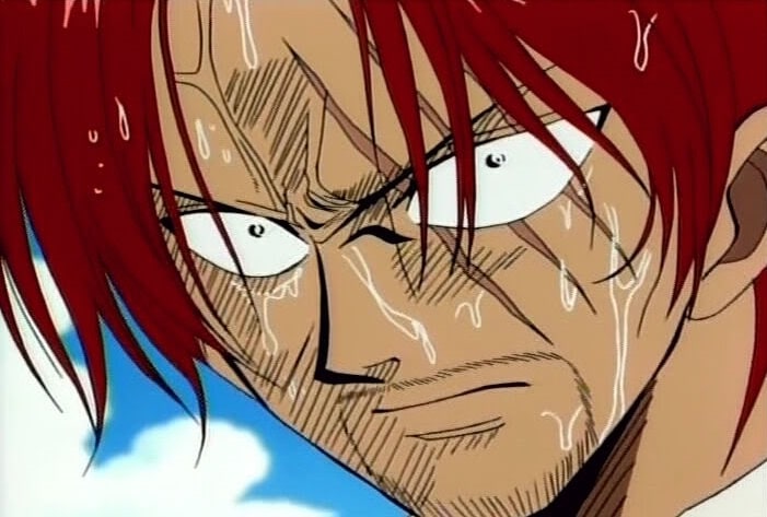 shanks énervé