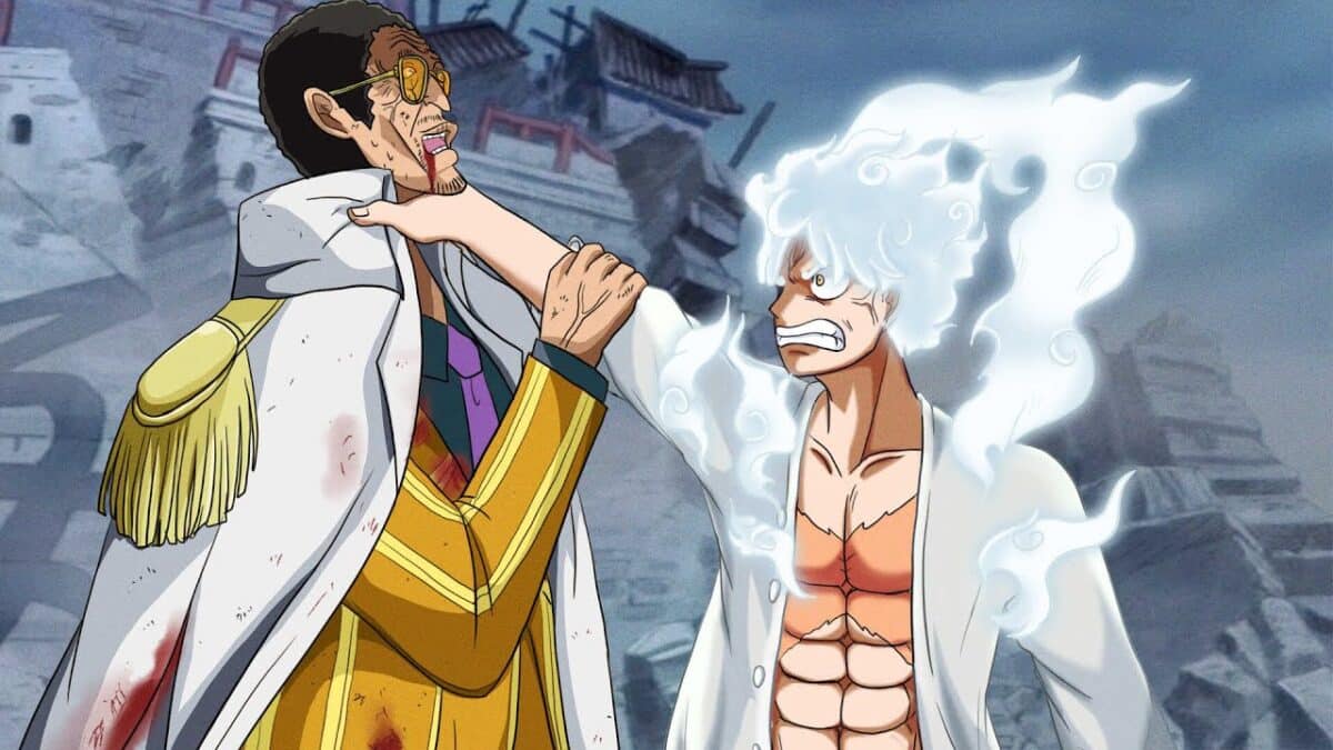 Kizaru vs luffy one piece 1093