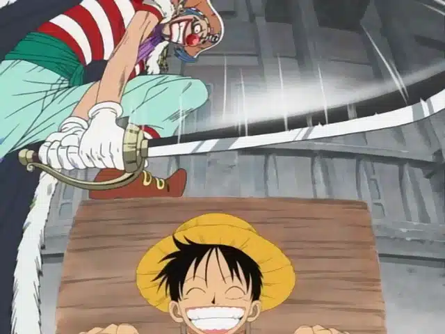 Luffy tué par baggy