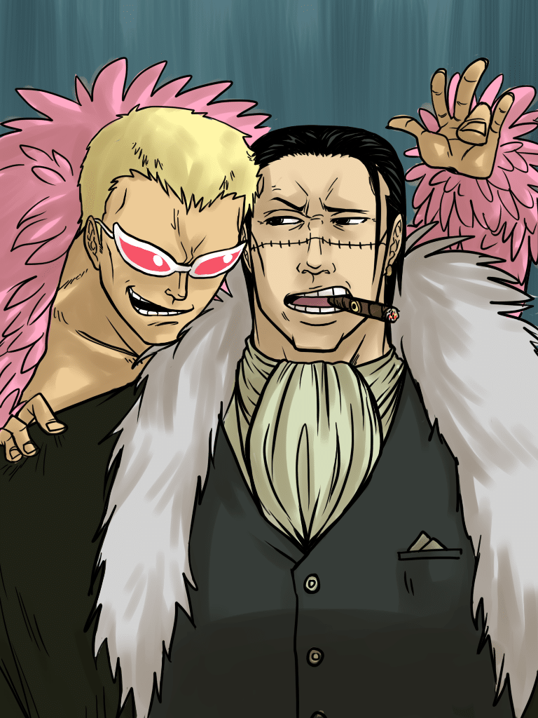 crocodile et doflamingo