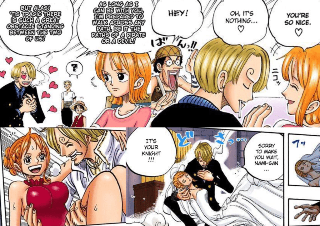 sanji marié à nami