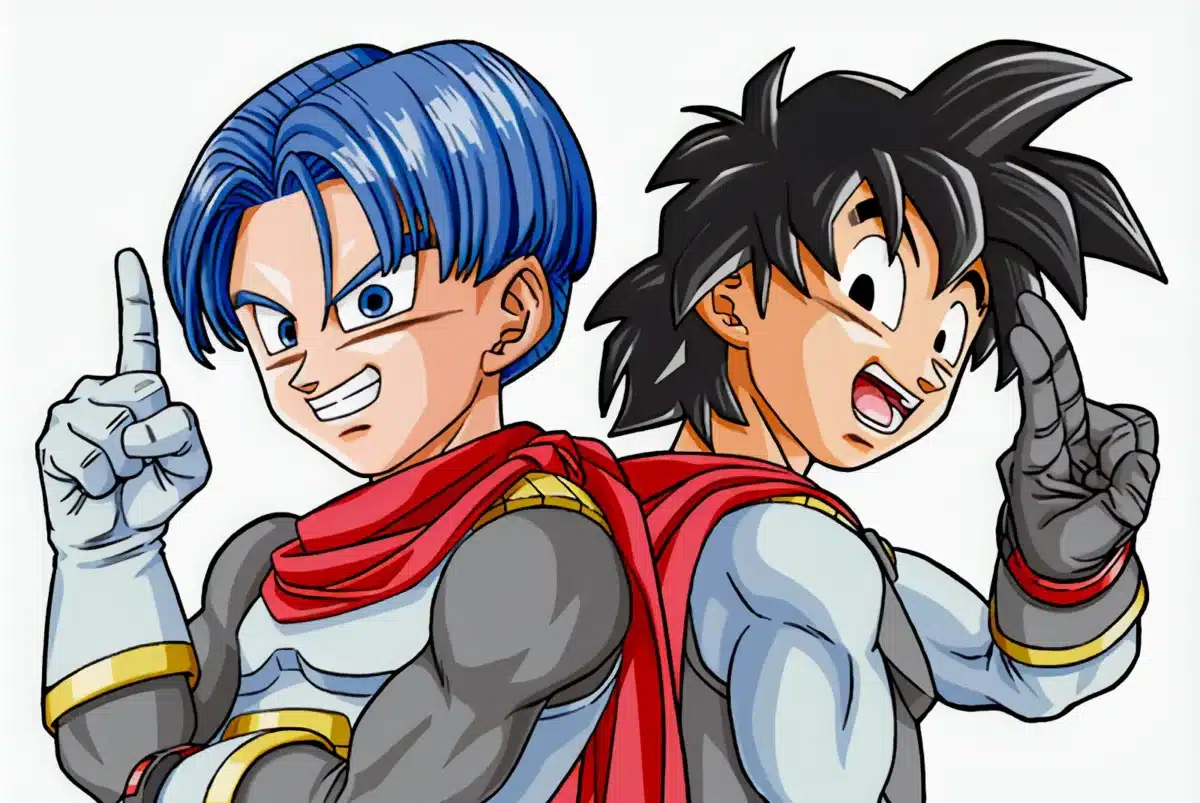 trunk et goten saiyaman